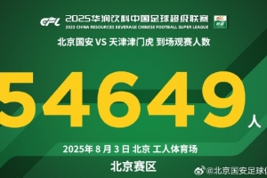 感谢全场的54649名球迷给予的支持，遗憾没能用胜利回馈大家