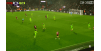 纯个人能力！塞梅尼奥近乎0角度穿门将小门破门，樱桃1-1扳平比分