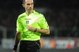 欧冠摩纳哥vs热刺裁判：意大利主裁马尔科-圭达执法